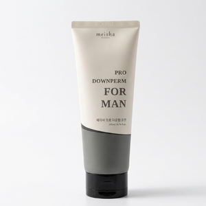 MEISHA Pro Down Perm pour hommes, crème lissante alcaline pour cheveux avec collagène et parfum frais, 200 ml, certifié ISO pour utilisation en salon - Product Image 2