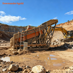 Impianto di Lavaggio Oro a Basso Consumo Energetico 150-200 Tonnellate/Ora Attrezzatura Portatile per Estrazione Oro Antiruggine per Miniere di Placer - Product Image 1