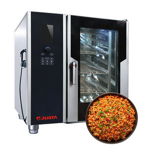 Horno Combinado Justa, Equipo para Restaurantes y Hoteles, Horno Combinado Comercial a Gas de 6 Niveles - Product Image 1