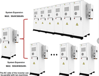Kabinet Baterai Surya Deye GE-F60 IP55 50kw 61.44kWh Tegangan Tinggi 100Ah Sistem Penyimpanan Energi Lithium
