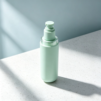 Ensemble de Soins de la Peau en Verre Mat Nude de Luxe en Gros, Bouteille Pompe à Lotion Vide Couleur Personnalisée, Pot à Crème, Emballage Cosmétique OEM