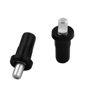Bisagra para Muebles con Resorte, Pasador de Partición, Núcleo de Hierro Plástico, Negro, Duradero, Montaje Empotrado, Eje Central - Product Image 4