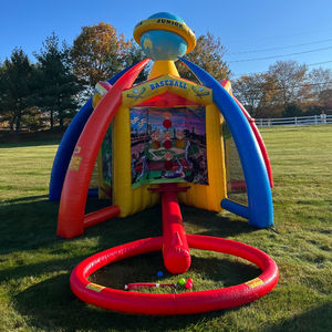 Jeu de Carnaval Gonflable Interactif 4-en-1 pour Activités Sportives en Plein Air : Baseball, Football, Basketball - Product Image 1