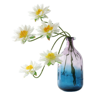 Di alta qualità rosa ninfea stelo di seta artificiale <span class=keywords><strong>fiore</strong></span> di loto per la casa di fiori fiori fiori di alta qualità fiori artificiali - Product Image 6