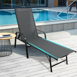 Réglable hôtel balcon terrasse Plage pelouse chaises longues Chaises longues Chaises longues Pliantes - Product Image 6