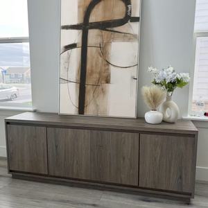 Peinture à l'huile abstraite minimaliste texturée, peinte à la main sur toile, art mural décoratif - Product Image 6