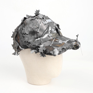Cappello da Caccia 3D con Motivo Mimetico a Foglie, Realistico Cappello Ghillie da Giungla, Cappello da Baseball Mimetico Regolabile per Tiro all'Aperto e Giochi CS - Product Image 5