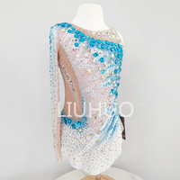 LIUHUO Justaucorps de gymnastique rythmique pour filles grande taille vêtements de danse exotique Enfants Performance Robe de danse pour femmes Costumes personnalisés