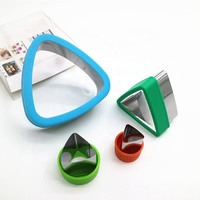 Emporte-pièces en métal en forme de triangle, étoile, mini emporte-pièces pour biscuits, emporte-pièces pour légumes et fruits pour enfants