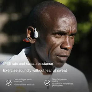 Pour SHOKZ S810 <span class=keywords><strong>Openrun</strong></span> Pro sans fil pour Bluetooth 5.1 écouteurs étanche Conduction osseuse Sport course casque - Product Image 3