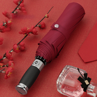 Parapluie automatique à 3 plis, résistant au vent, personnalisé, vente en gros prix 2020