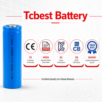 Cellule lithium-ion rechargeable ICR 26650 3,7 V 4000 mAh 14,8 Wh 1200 cycles Grade A OEM ODM pour batterie externe et lampe d'extérieur