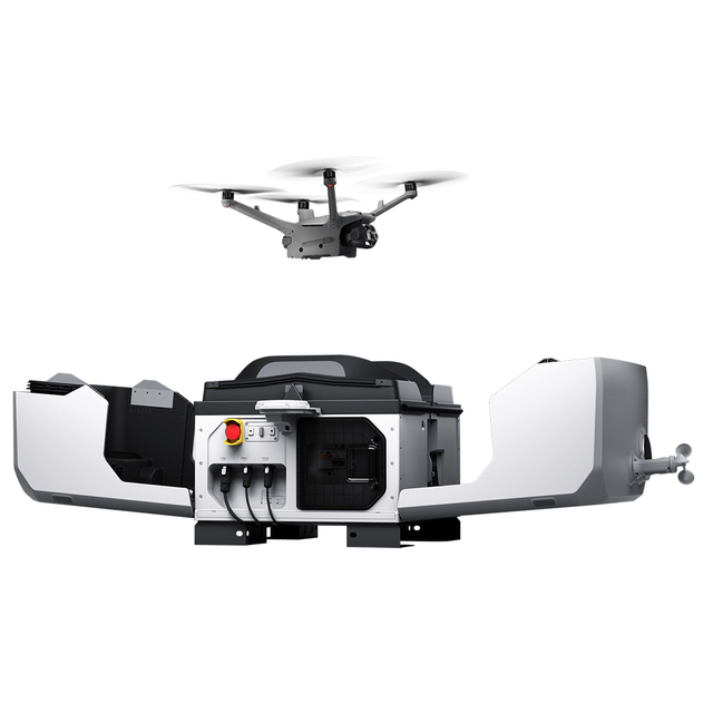 Oversea Version Dock 3 Drones Station Matrice 4TD/4D High-Precision Mapping 10km for Public Safety
