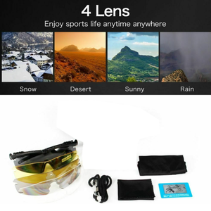 <span class=keywords><strong>Lunettes</strong></span> de tir de chasse tactique avec 4 lentilles interchangeables Protection des yeux à fort impact - Product Image 2