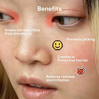Patchs autocollants anti-acné les plus vendus pour couvrir les boutons et les marques d'acné sur le visage, portables pour les voyages