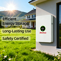 Batterie de stockage d'énergie domestique murale empilable LiFePO4 16kWh 20kWh 32kWh 48V/51.2V 200Ah 300Ah pour la sauvegarde d'énergie solaire