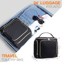 Trousse de Toilette BSCI pour Femme – Sac de Voyage Élégant et Grande Capacité pour Maquillage et Cosmétiques