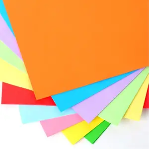 Üretim kaynağı renkli karton 80-240gsm renk bristol kağıt