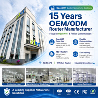 Router 5G Berkinerja Tinggi WiFi 6 MU-MIMO 5G ESIM Port LAN WAN OpenWRT Wi-Fi CPE Jaringan Mesh untuk Rumah dan Perusahaan