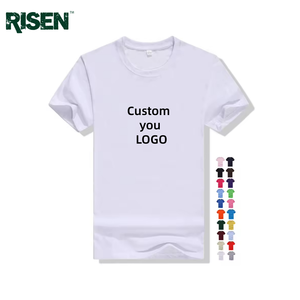 Bluk Cheap Cotton Blank Tshirt Custom <strong>Heat</strong> <strong>Transfer</strong> <strong>Print</strong> logo Label Soft T-shirt Plain White T Shirts for Men - Product Image 1
