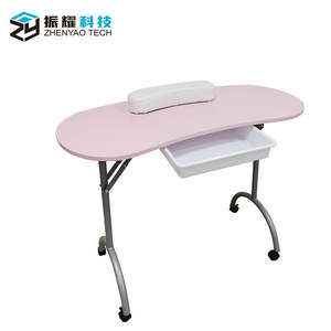 Carrito plegable para manicura de uñas, mesa de viaje, MT-005 - Product Image 4