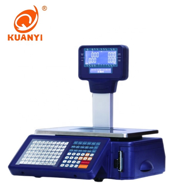 OIML Bakery Electronic Scale With Label Printer Weight Scale With Printer Barcode Label Scale