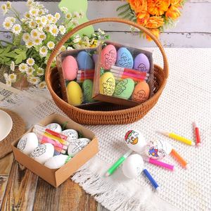 Huevos de Pascua Pintados a Mano DIY 2025, Huevos de Conejito de Dibujos Animados, Regalos Hechos a Mano para Niños, Venta al Por Mayor - Product Image 6
