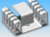 Disipadores de Calor VM7109DG TO-263, Montaje Superior, 50x10mm, Radiador de Aluminio para PCBA, para Paquete TO220, para Semiconductores