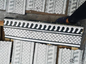 Bordure en pierre Mozaico de décoration de sol, bordure en pierre de marbre faite à la main, bordure en mosaïque de marbre - Product Image 5