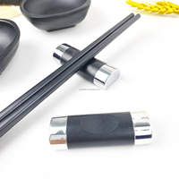 Kit de vaisselle pour sushi motif dragon Baguettes en fibre de verre Plat en mélamine Porte-baguettes en bambou Spatule à riz Cadeaux pour sushi