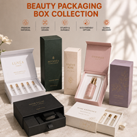 Boîte cadeau rigide personnalisée pour bougie parfumée avec couvercle magnétique, pelliculage mat, logo sérigraphié et insert en coton perlé