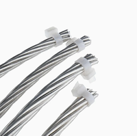 Câble conducteur en alliage d'aluminium toronné AAAC, fil en alliage d'aluminium nu pour réseau électrique de sous-station