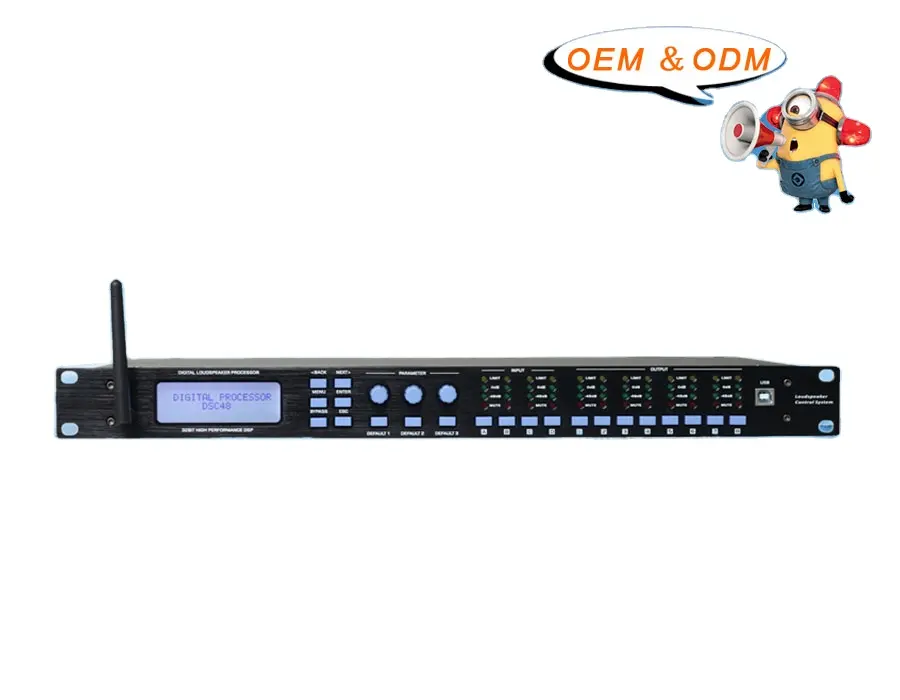와이파이 디지털 스피커 프로세서 관리 오디오 프로세서 프로 오디오 라우드 스피커 미니 Dsp