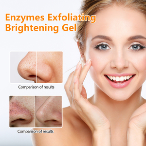 Gel Nettoyant Exfoliant Éclaircissant à l'Enzyme d'Orange, Nettoyant Visage Doux Exfoliant en Profondeur pour Tous Types de Peau - Product Image 4