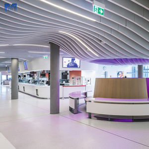 Plafonnier mural en bois suspendu au ghana, 60x60, 600x600, 10 pièces, tapisserie pour l'extérieur, style ghana, décoration artistique - Product Image 1