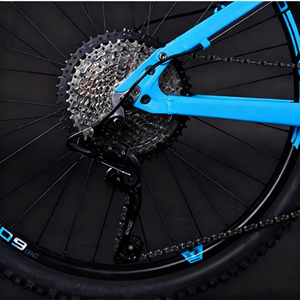 จักรยานเสือภูเขาแบบ full suspension สำหรับครอสคันทรี 11 สปีด ระบบกันสะเทือนแบบลม สำหรับดาวน์ฮิลล์ ขนาด 27.5 นิ้ว 24 สปีด รุ่น MTB-006 สำหรับผู้ชาย ใช้ได้ทั้งทางเรียบและทางภูเขา - Product Image 5
