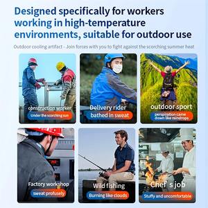 Waist Hanging Fan Portable <b>Air</b> <b>Conditioner</b> Waist Clip USB Charging Outdoor Leafless <b>Neck</b> Hanging Fan Desktop Handheld Fan - Product Image 6