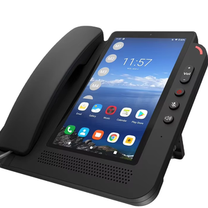 <span class=keywords><strong>Telefono</strong></span> Fisso Wireless Android Smart Video 4G LTE Dual SIM per Hotel, Casa e Ufficio - Terminale Cordless 3G 2G - Product Image 1