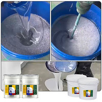 Sable coloré époxy auto-nivelant pour garage, ciment, allée, résine époxy avec 8 couleurs de sable coloré époxy, peinture pour sol