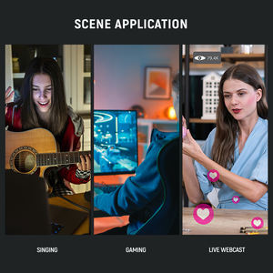 <span class=keywords><strong>Carte</strong></span> <span class=keywords><strong>son</strong></span> live <span class=keywords><strong>haut</strong></span> <span class=keywords><strong>de</strong></span> <span class=keywords><strong>gamme</strong></span> GAX-HK668, alimentation 48V, écran tactile, interface USB, 4 canaux, fréquence d'échantillonnage 192kHz pour l'enregistrement - Product Image 3