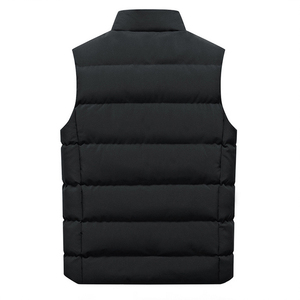 Sleeveless Padded Vest <b>Coat</b> Without Sleeves Custom Logo Unisex Leisure Outdoor Windproof Breathable Polyester Filled Waistcoat - Product Image 6