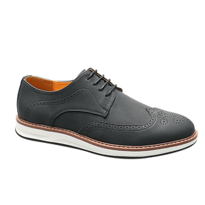 Chaussures habillées pour hommes Chaussures d'affaires formelles en cuir Oxford <span class=keywords><strong>Derby</strong></span> Brogue Chaussures habillées rétro à bout d'aile pour hommes - Product Image 3
