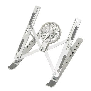 كمبيوتر لوحي عالي الجودة من الألومنيوم حامل كمبيوتر محمول 2 في 1 تقف لاستخدام مكتب الكمبيوتر - Product Image 1