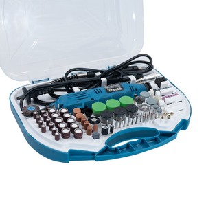 Juego de 211 Piezas de Herramientas Mini de Pulido, Herramienta Rotatoria Eléctrica de 180W con Velocidad Variable y Estuche Rígido para Pulir y Cortar - Product Image 2