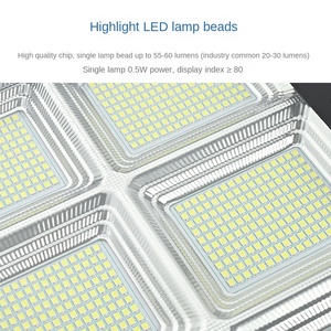 Farola Solar LED de alta calidad de 60W para exteriores, resistente al agua, todo el cuerpo de aluminio con Panel Solar grande IP66 para energía de jardín de carretera - Product Image 4