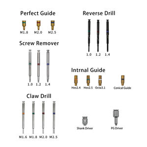 Kit bedah implan gigi, sekrup implan gigi portabel, Kit bedah gigi Manual Universal pegangan ergonomis - Product Image 2