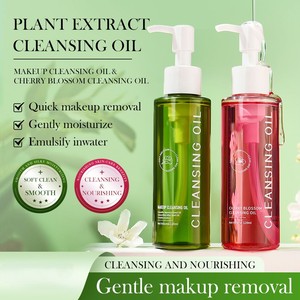 <span class=keywords><strong>Aceite</strong></span> <span class=keywords><strong>Limpiador</strong></span> <span class=keywords><strong>Facial</strong></span> Floral de Flor de Cerezo, a Base de Minerales, Nutritivo para el Rostro, Desmaquillante - Product Image 4