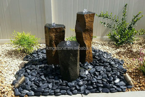 Pierre de galet naturelle noire, pierre de <span class=keywords><strong>gravier</strong></span> lisse pour pavage et décoration de jardin - Product Image 5