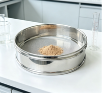 Tamis d'analyse de sol de laboratoire ISO3310 ASTM E11, tamis de test de sol en acier inoxydable 304 sur mesure, tamis de test à faible coût