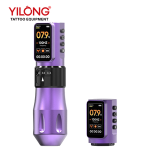 Machine à tatouer électrique Yilong ELF <span class=keywords><strong>Pro</strong></span>, moteur sans noyau, batterie lithium rechargeable, 10000 tr/min, corps en alliage, maquillage permanent - Product Image 6